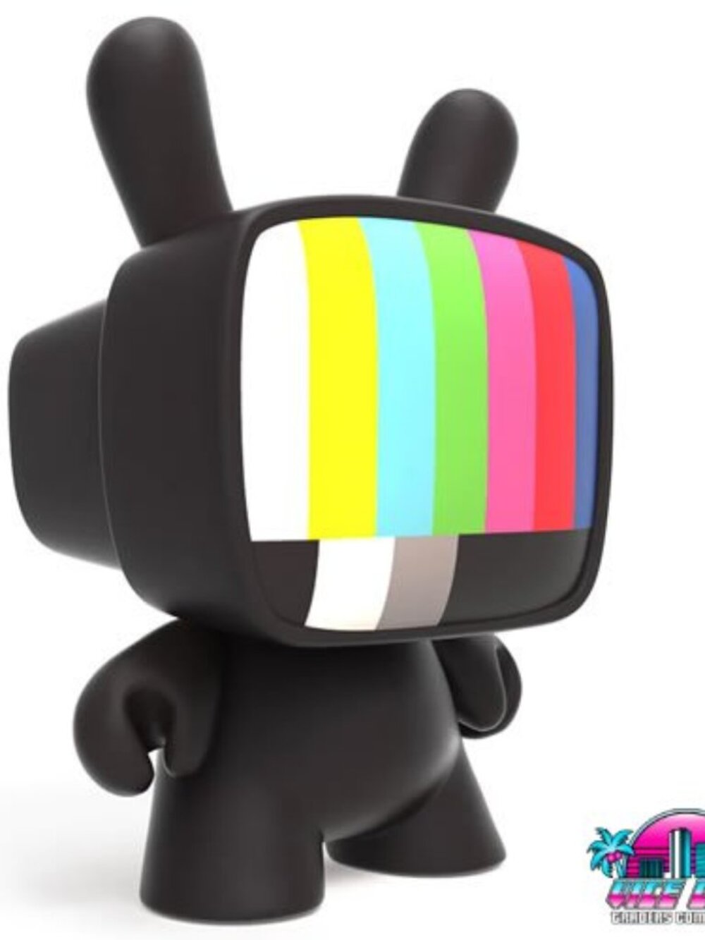 Kidrobot Dunny Vinyl 8" Art Figure Andy Warhol Masterpiece TV Sculpted Limited